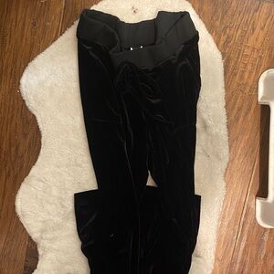 SHEIN Black Velvet Joggers